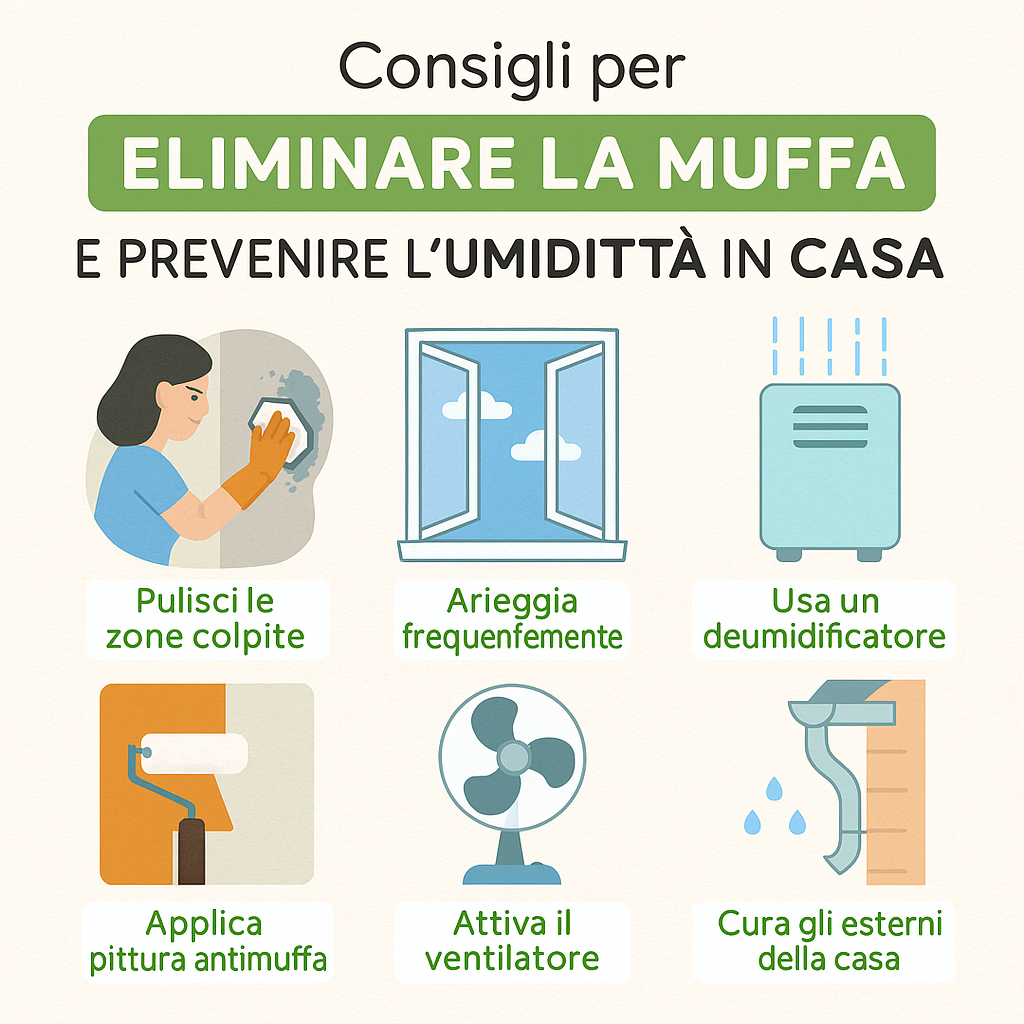 Muffa e Umidità in Casa: Guida Completa per un Ambiente Sano
