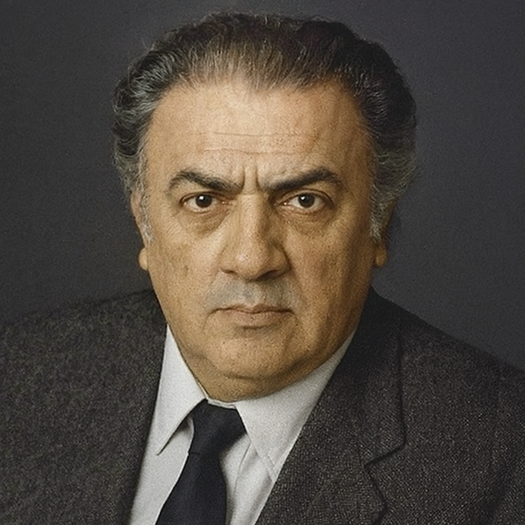 Volti e Visioni: Federico Fellini, Il Sognatore del Cinema Italiano