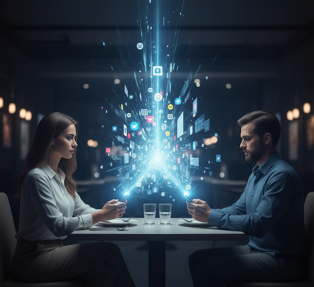 La Scomparsa del Contatto Visivo: Come i Telefoni Stanno Rimodellando i Primi Appuntamenti