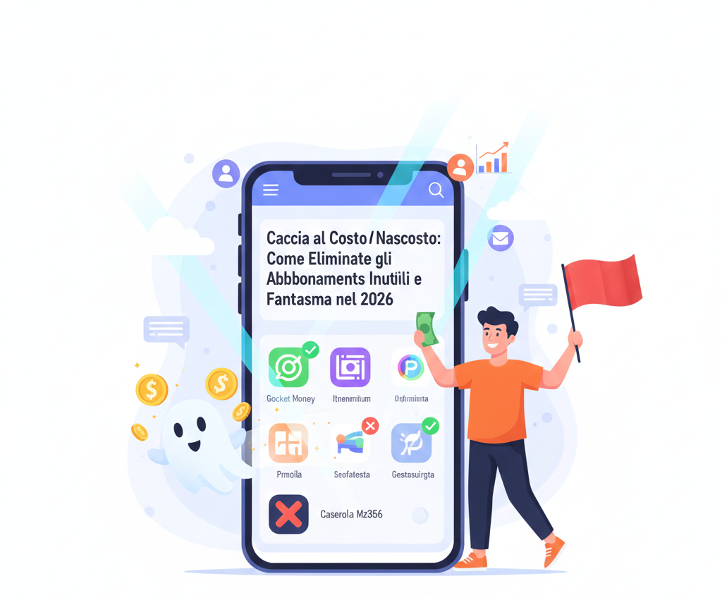 Caccia al Costo Nascosto: Come Eliminare gli Abbonamenti Inutili e Fantasma nel 2026