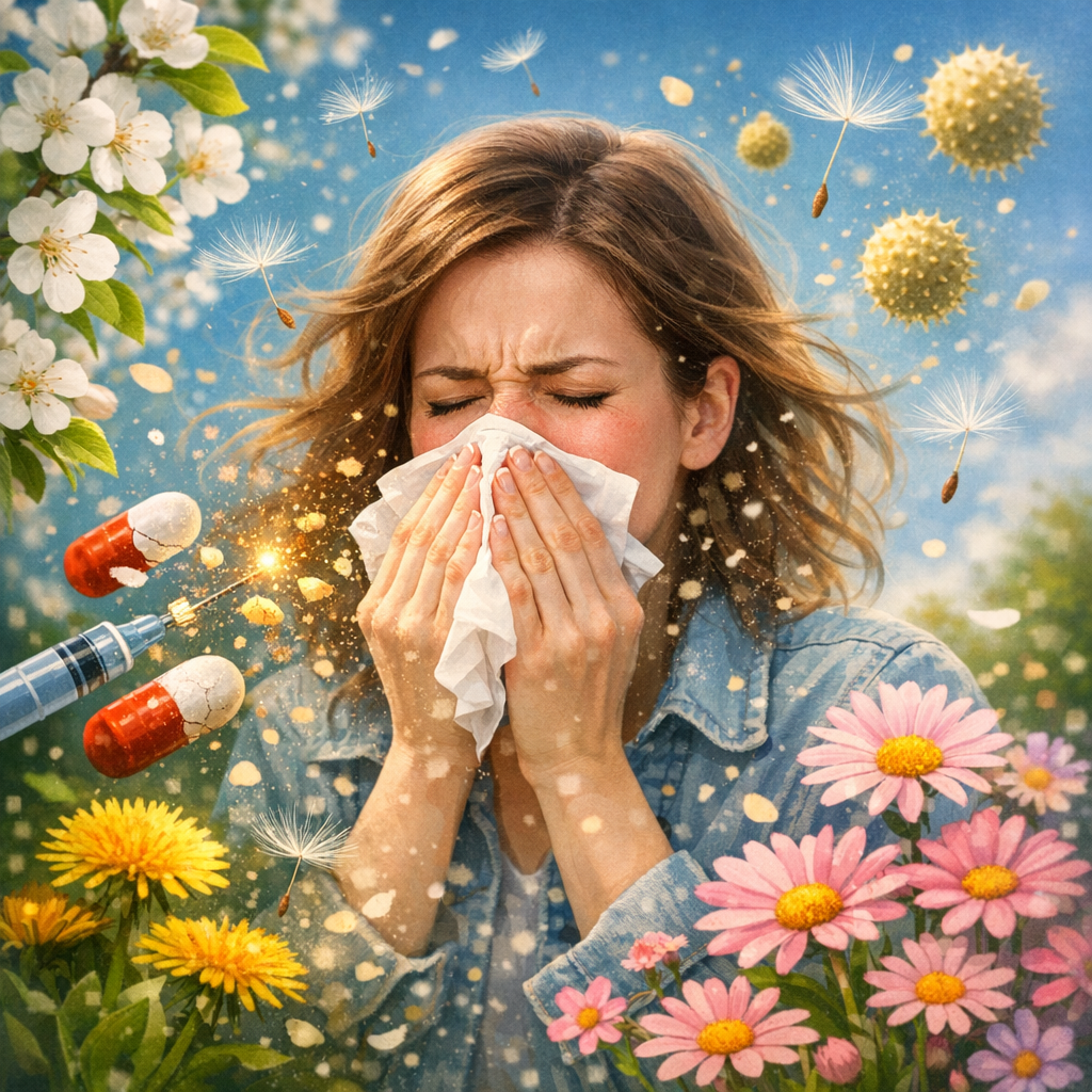 Allergia di Primavera: Guida alla Sopravvivenza tra Pollini e Fioriture